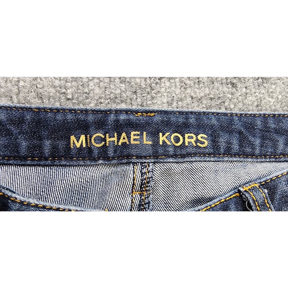 Michael Kors Jeans Womens 4 Blue Bootcut Stretch Flare Classic Casual Dark Denim - Picture 2 of 16